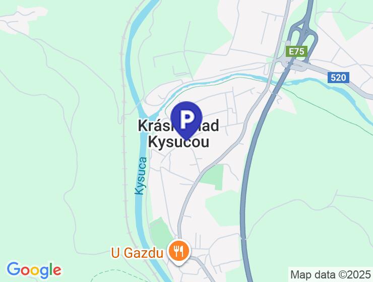 Prenájom nadrozmerného parkovacieho miesta v Krásne nad Kysucou