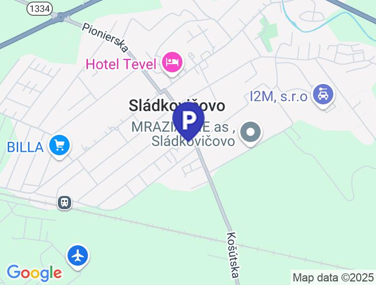 Prenájom novej garáže v Sládkovičove na ulici J. Dalloša