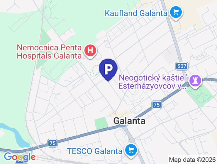 Prenájom nových garáží v Galante na Novej ulici