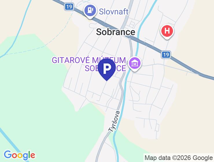 Prenájom nových parkovacích miest v Sobranciach na ul. Komenského