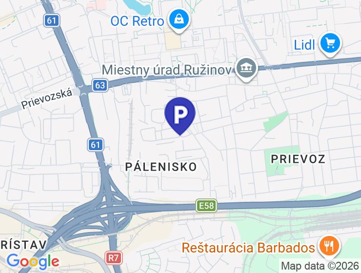 Prenájom panelovej garáže na Hraničnej ulici v Bratislave