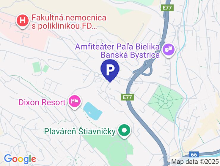 Prenájom parkovacích miest v Banskej Bystrici