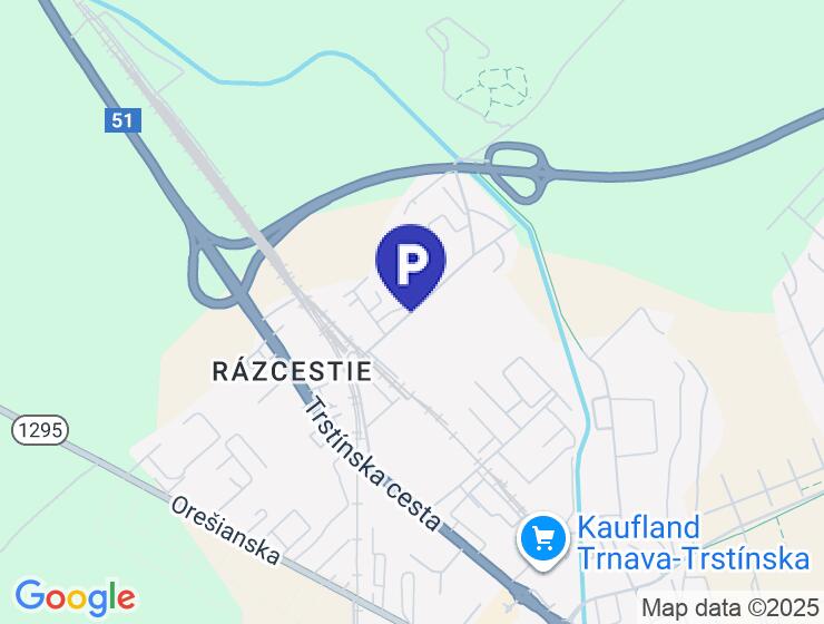 Prenájom parkovacích miest v Trnave na Chovateľskej ulici