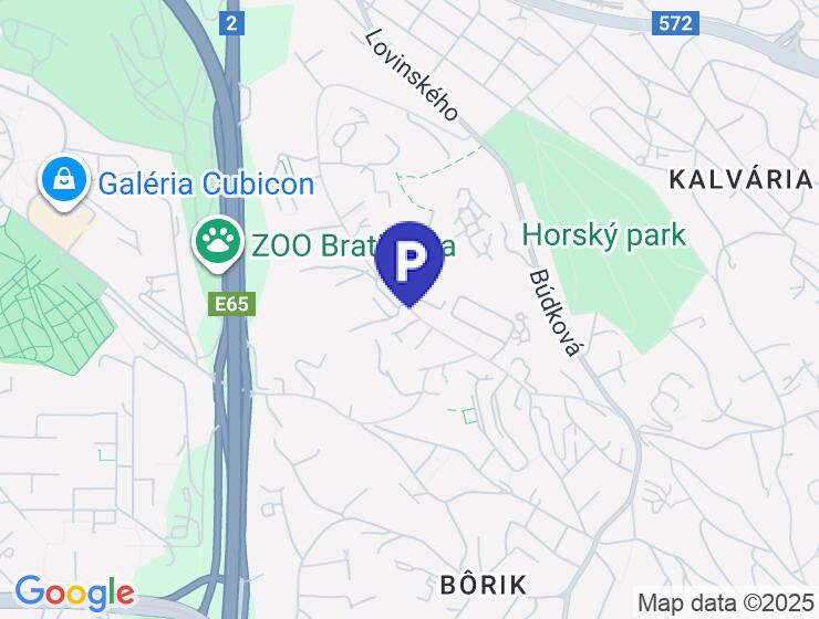 Prenájom parkovacieho boxu v garážovom dome na Drotárskej ceste