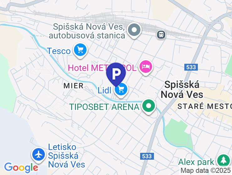 Prenájom parkovacieho garážového státia v Spišskej Novej Vsi