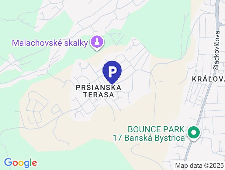 Prenájom parkovacieho miesta na Pršianskej terase