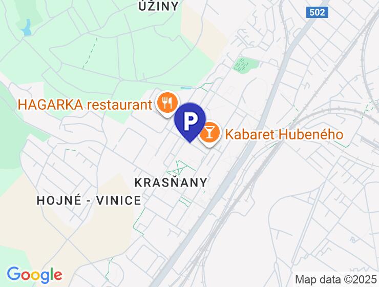 Prenájom parkovacieho miesta na Vrbenského ulici pred obytným domom VERDENA