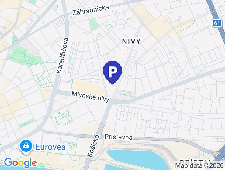 Prenájom parkovacieho miesta na Zwirn3