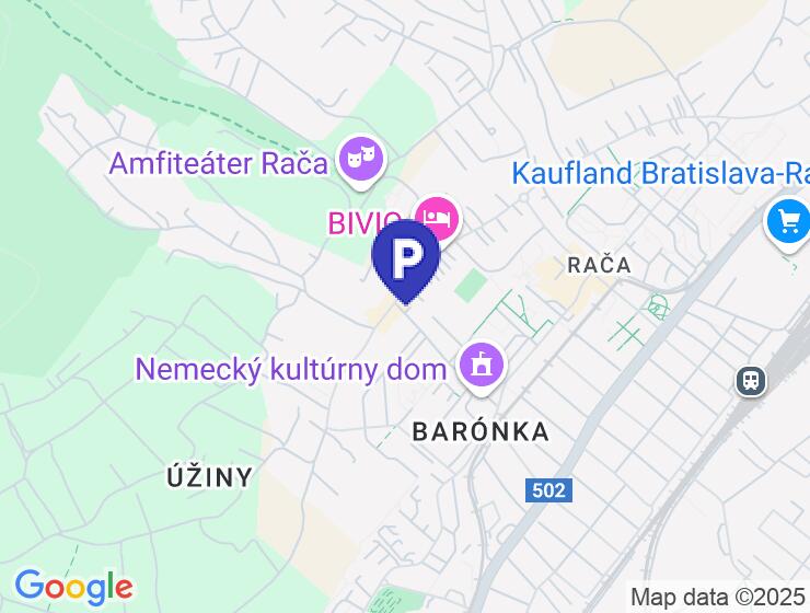 Prenájom parkovacieho miesta v BA Rača
