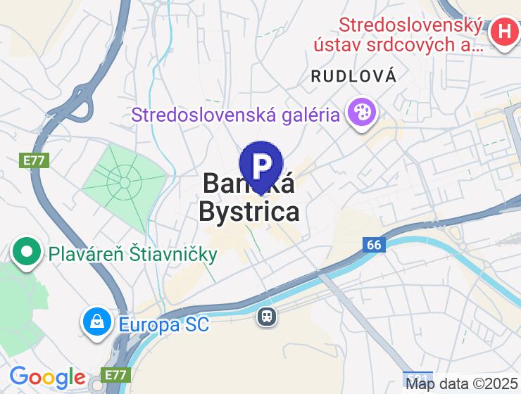 Prenájom parkovacieho miesta v Banskej Bystrici