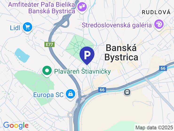 Prenájom parkovacieho miesta v Banskej Bystrici