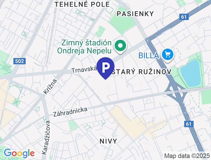 Prenájom parkovacieho miesta v Bratislave