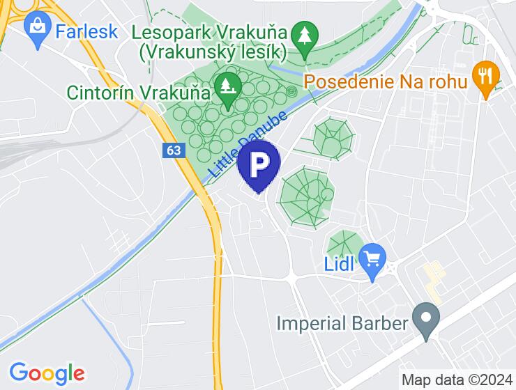 Prenájom parkovacieho miesta v bytovke na Podunajskej 23, Bratislava