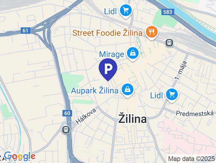 Prenájom parkovacieho miesta v centre mesta