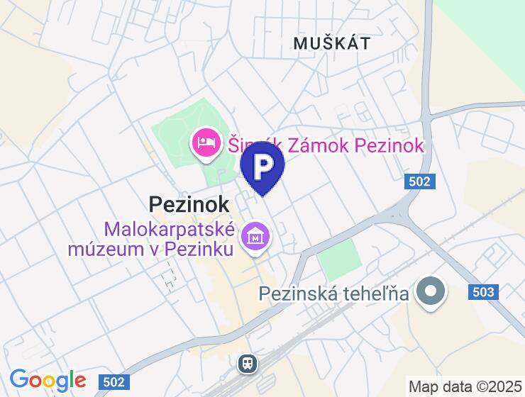 Prenájom parkovacieho miesta v centre Pezinka na Šancovej ulici