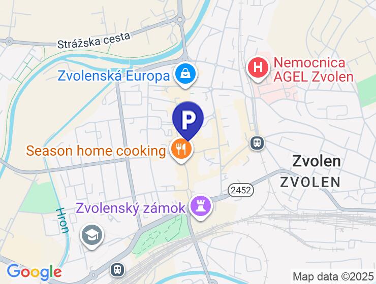 Prenájom parkovacieho miesta v centre s monitorovaním