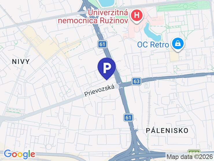 Prenájom parkovacieho miesta v garáži na Martinčekovej ulici - Ružinov