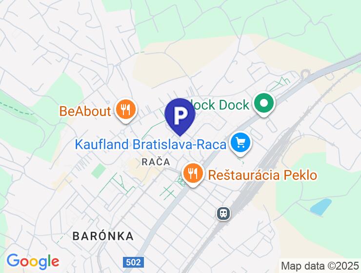 Prenájom parkovacieho miesta v garáži na Rustaveliho ulici v BA Rača