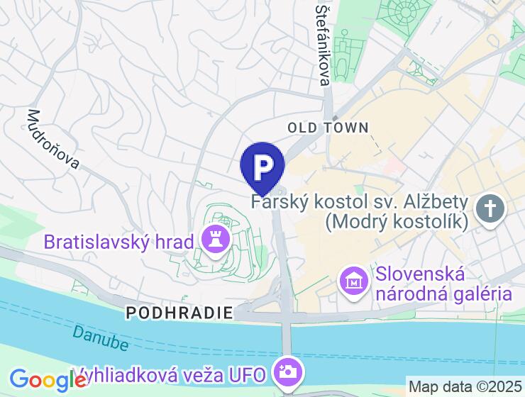Prenájom parkovacieho miesta v garáži na Zámockej ulici