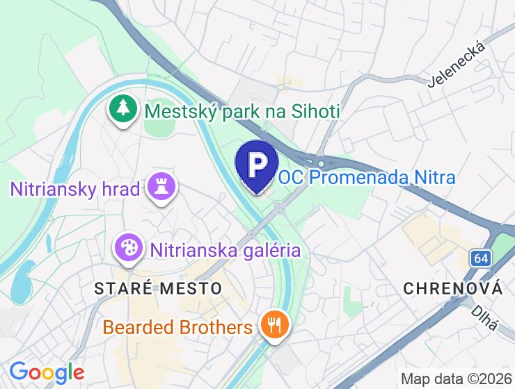 Prenájom parkovacieho miesta v garáži Rezidencie Promenáda Nitra