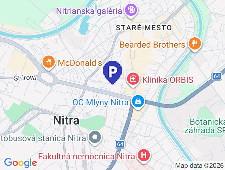 Prenájom parkovacieho miesta v garáži Tabáň