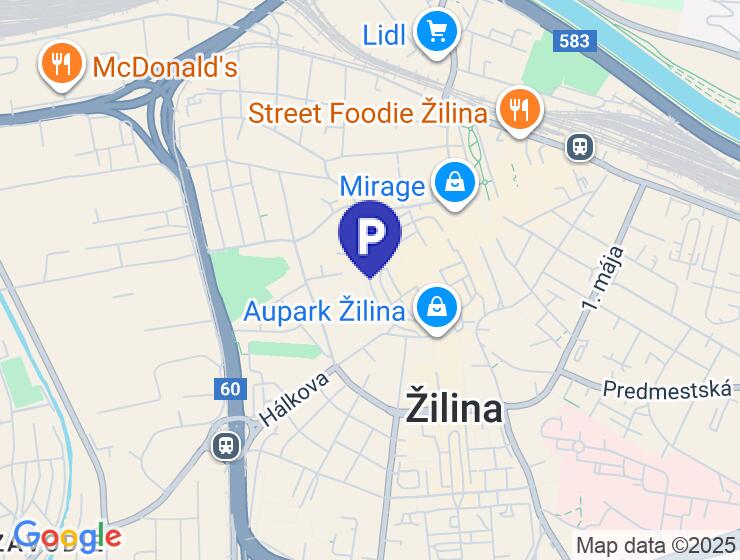 Prenájom parkovacieho miesta v historickom centre Záhoria