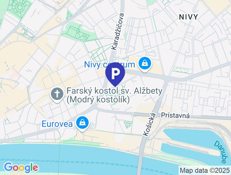 Prenájom parkovacieho miesta v novostavbe Sky Park, Bratislava