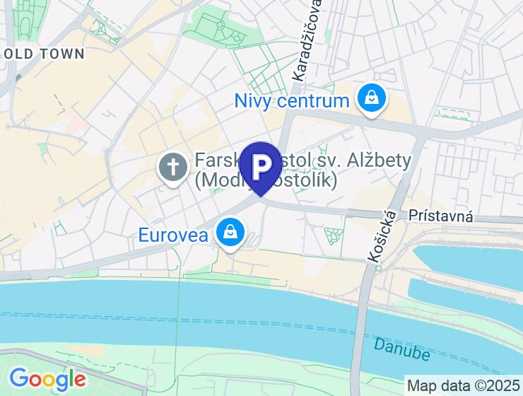 Prenájom parkovacieho miesta v Panorama City, Bratislava - Staré Mesto