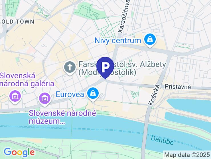 Prenájom parkovacieho miesta v Panorama City, Bratislava - Staré Mesto