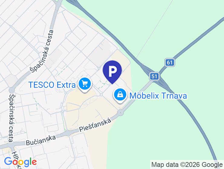 Prenájom parkovacieho miesta v podzemnej garáži Arboria, Trnava