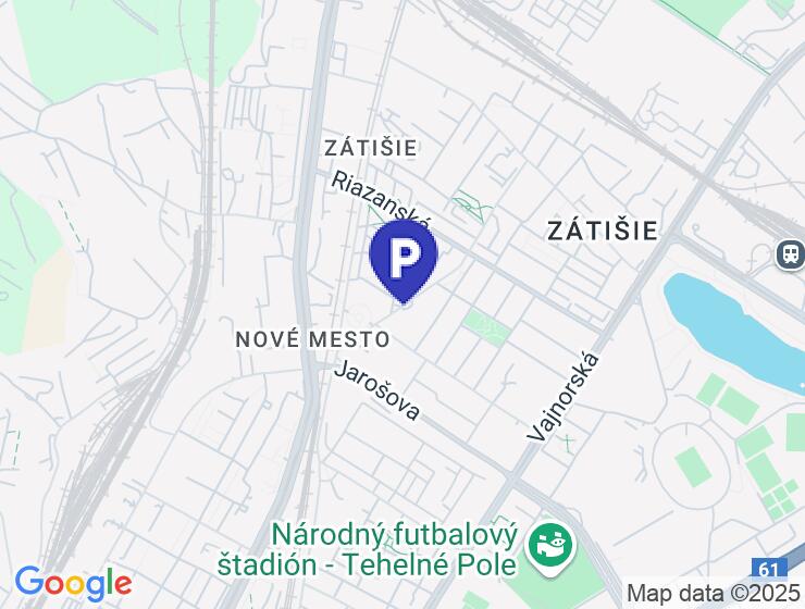 Prenájom parkovacieho miesta v podzemnej garáži na Hálkovej ulici