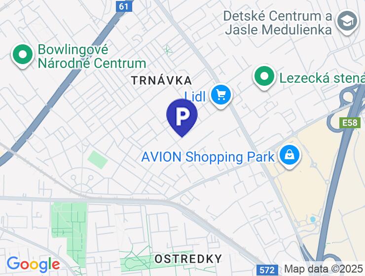 Prenájom parkovacieho miesta v podzemnej garáži na Krížovatkách
