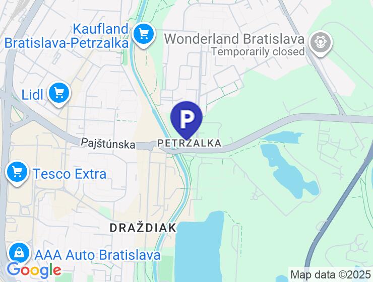 Prenájom parkovacieho miesta v podzemnej garáži na Muchovom námestí, Petržalka