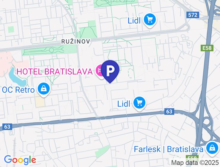 Prenájom parkovacieho miesta v podzemnej garáži na Seberíniho 6/C