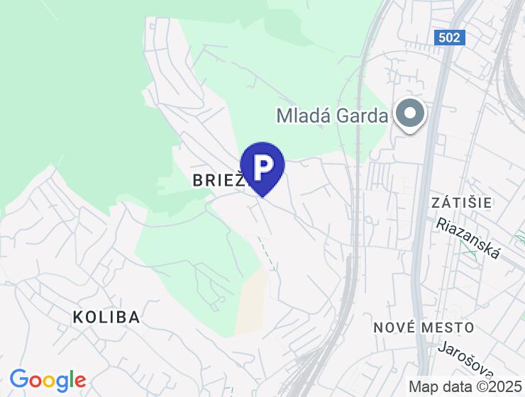 Prenájom parkovacieho miesta v podzemnej garáži na Sliacskej