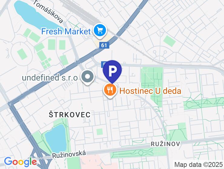 Prenájom parkovacieho miesta v podzemnej garáži na Tomášikovej 28, Ružinov