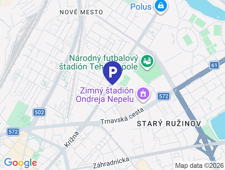 Prenájom parkovacieho miesta v podzemnej garáži na Vajnorskej 32
