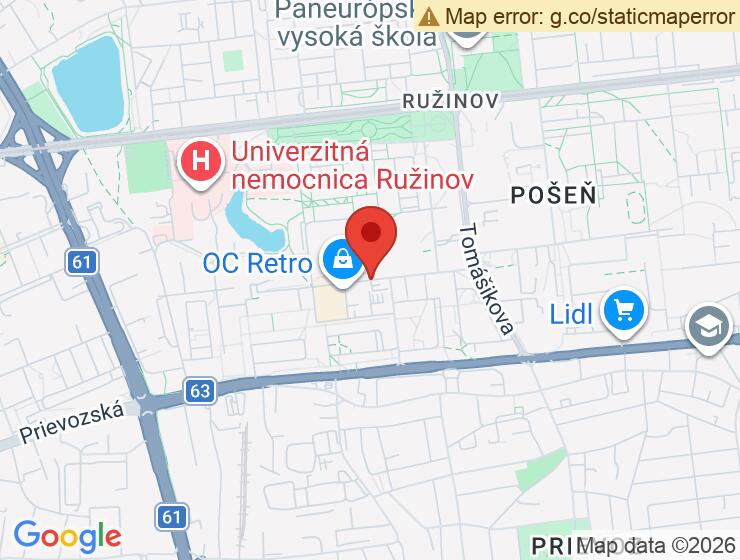 Prenájom parkovacieho miesta v podzemnej garáži OC RETRO, Ružinov