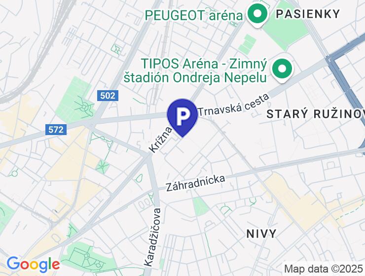 Prenájom parkovacieho miesta v podzemnej garáži