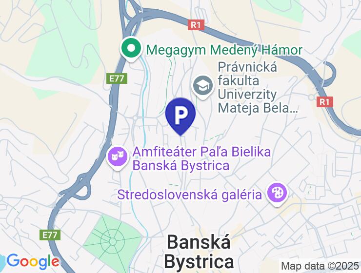 Prenájom parkovacieho miesta v podzemnej garáži v Banskej Bystrici