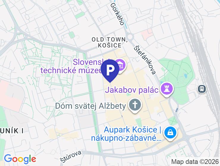Prenájom parkovacieho miesta v podzemnej garáži v Košiciach