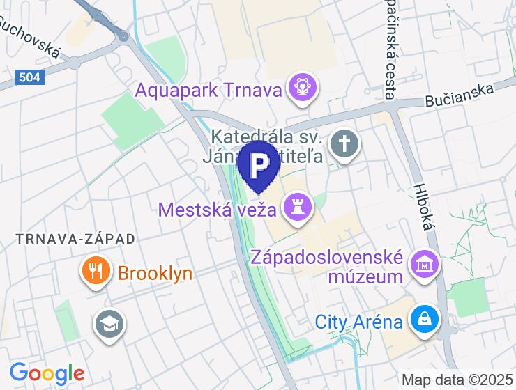 Prenájom parkovacieho miesta v podzemnej garáži v Trnave