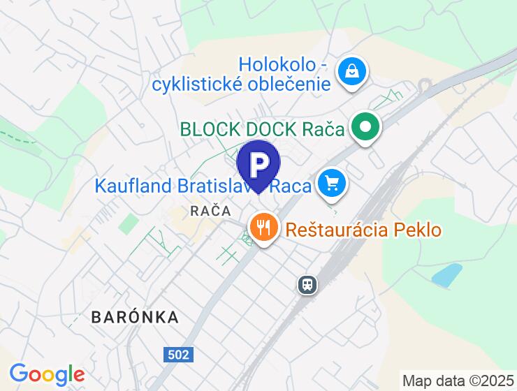 Prenájom parkovacieho miesta v Rači na Závadskej ulici