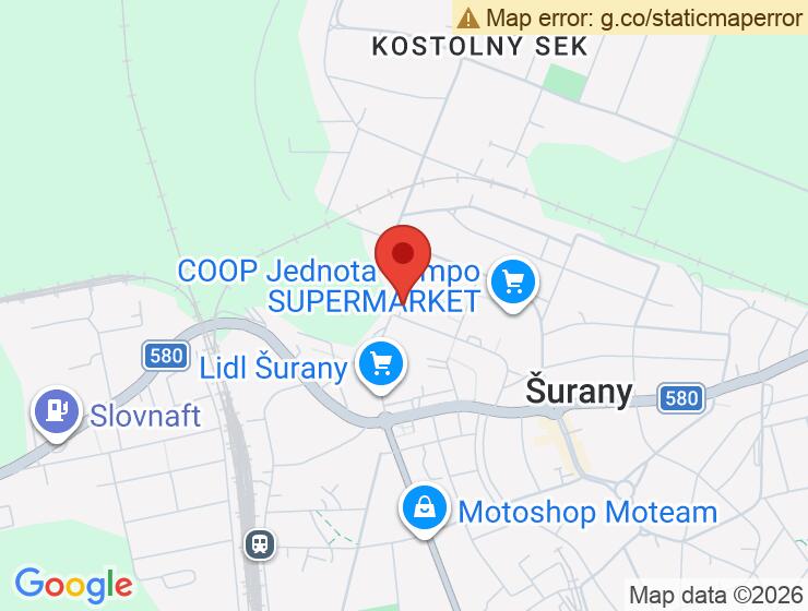 Prenájom parkovacieho miesta v Šuranoch