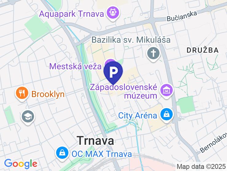 Prenájom parkovacieho miesta v uzavretom dvore v Trnave