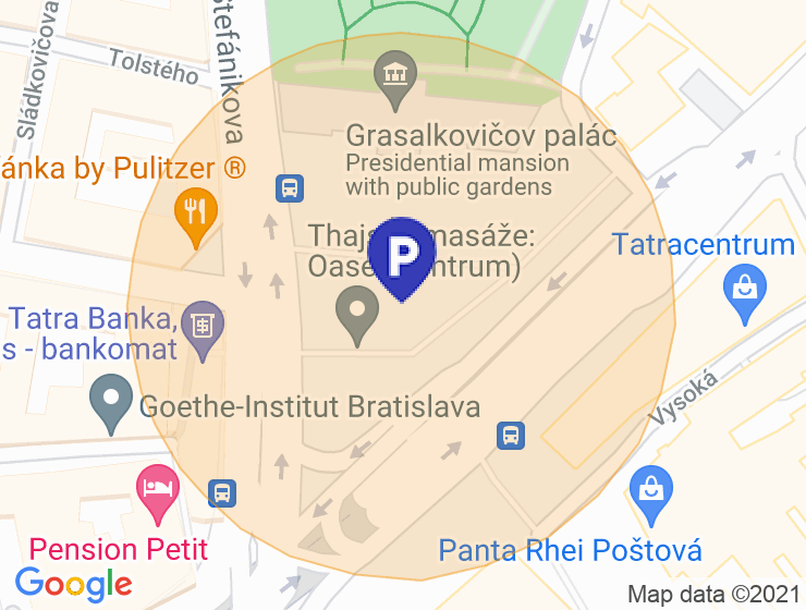 Prenájom parkovacieho miesta