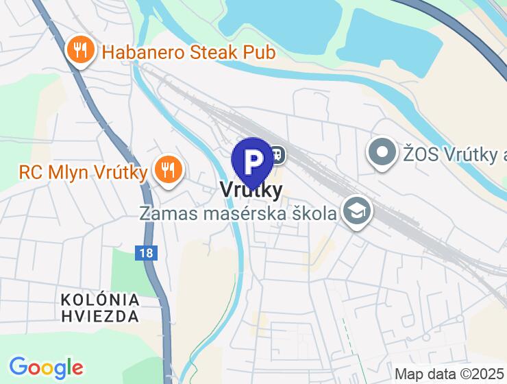 Prenájom parkovacieho státia pre 1-2 autá vo Vrútkach