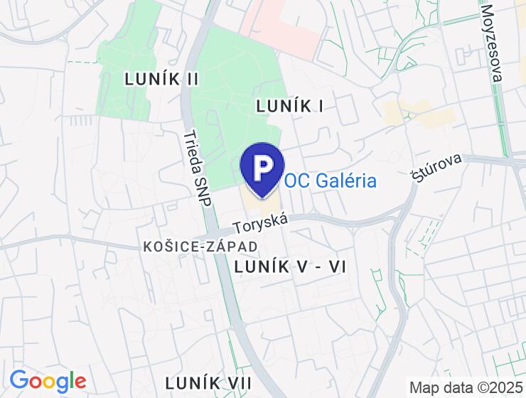 Prenájom parkovacieho státia v garážovom dome
