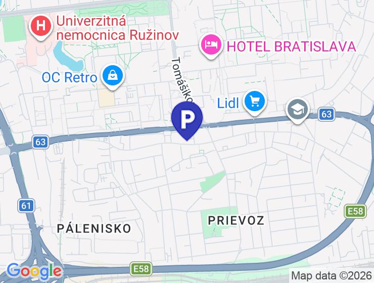 Prenájom parkovacieho státia v podzemnej garáži na JÉGÉHO ALEJ