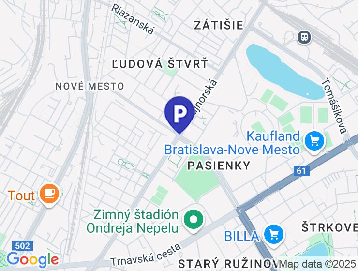 Prenájom parkovacieho státia v projekte Tri veže, Bratislava - Nové mesto